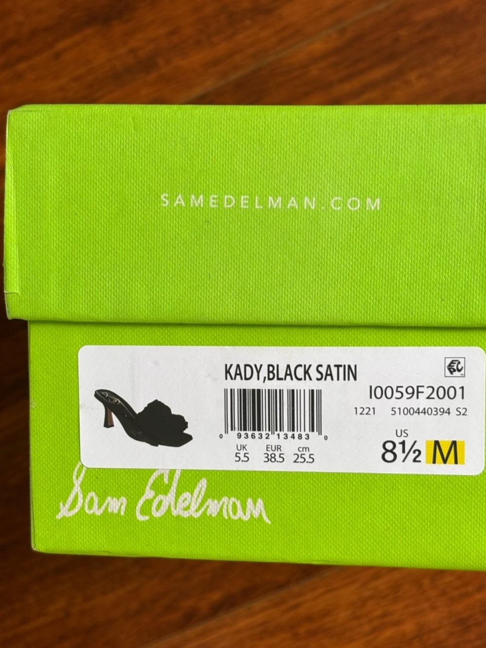 Sam Edelman Black Ruched Slide Mules - Picture 3 of 9